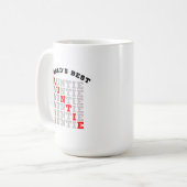 Mug Tante la meilleure du monde (Devant gauche)