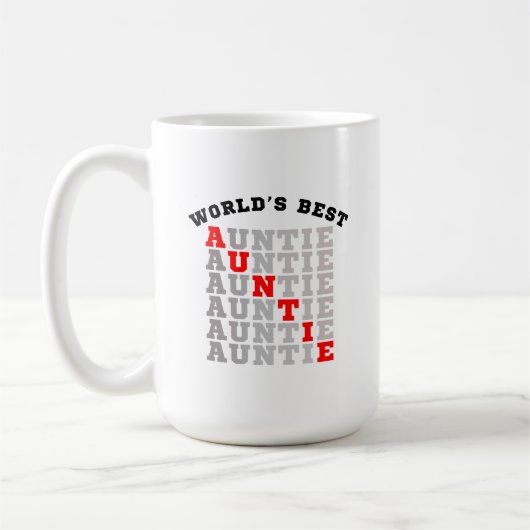 Mug Tante la meilleure du monde (Gauche)