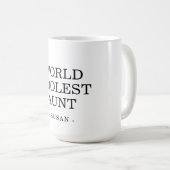 Mug Tante la plus froide du monde sur mesure (Devant droit)