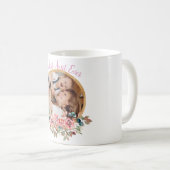 Mug Tante la plus froide Ever 1 photo aquarelle fleurs (Devant droit)