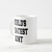 Mug Tante la plus géniale du monde (Devant gauche)