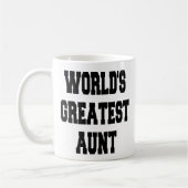 Mug Tante la plus géniale du monde (Gauche)