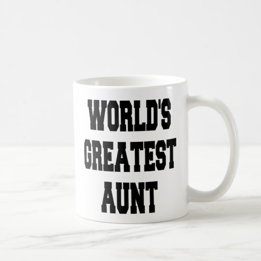 Mug Tante la plus géniale du monde (Droite)