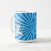 Mug Tante merveilleuse magique - Princesse Unicorn (Devant gauche)