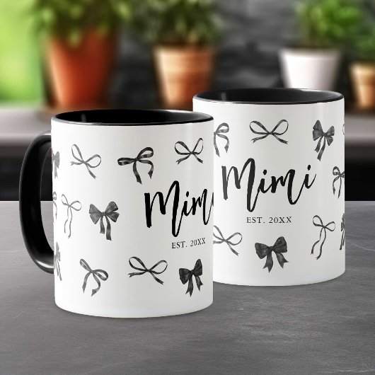 Mug Tante Mimi Année de Création Arc Noir