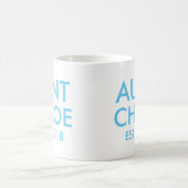 Mug tante personnalisée | Nouveau Faire-part de gr (Centre)
