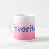 Mug Tante préférée (Devant gauche)