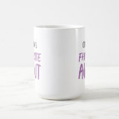 Mug Tante préférée personnalisée (Centre)