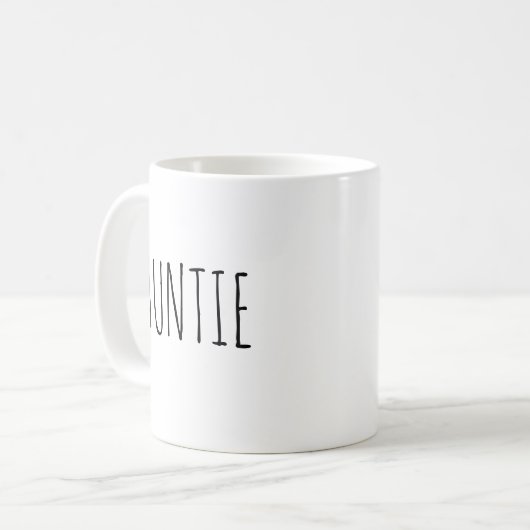 Mug "Tante" Simple Farmhouse moderne (Devant gauche)