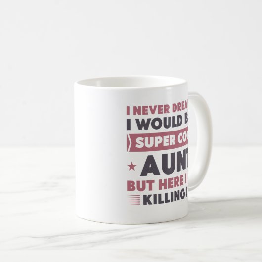 Mug Tante super Cool (Devant droit)