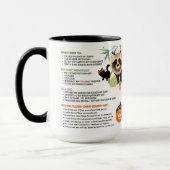 Mug TANUKI TEA PAWTY Chow Art Muse Recipe  (Gauche)