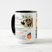 Mug TANUKI TEA PAWTY Chow Art Muse Recipe  (Devant gauche)
