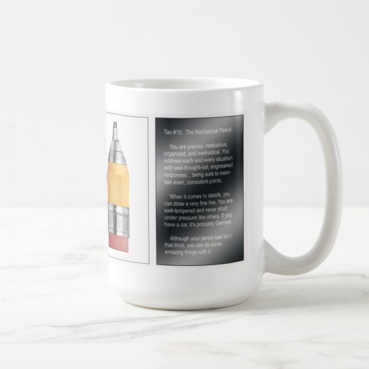 Mug Tao #10 - Le crayon mécanique (Droite)