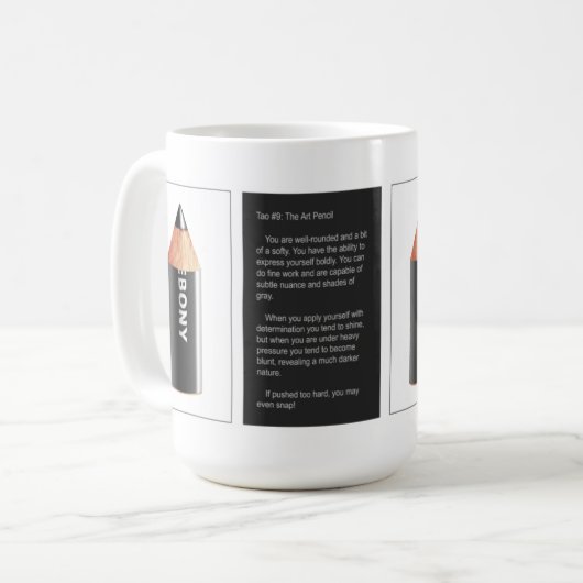 Mug Tao #9 - Le crayon d'art (Devant gauche)