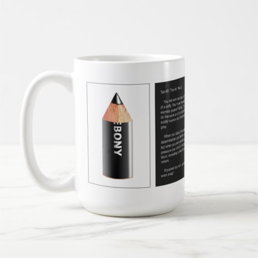 Mug Tao #9 - Le crayon d'art (Gauche)