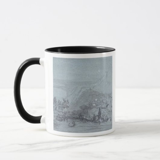 Mug Taormina, des "vues de la Sicile" (craie et (Gauche)