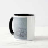 Mug Taormina, des "vues de la Sicile" (craie et (Devant gauche)
