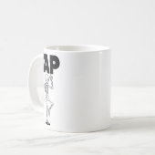 Mug Tap Dance Lover Skeleton Danser Professeur Danser (Devant gauche)