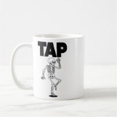 Mug Tap Dance Lover Skeleton Danser Professeur Danser (Gauche)