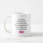 Mug Taperie de typographie de machine à écrire de type (Gauche)