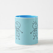 Mug Tapez dans la main poing levé (Centre)