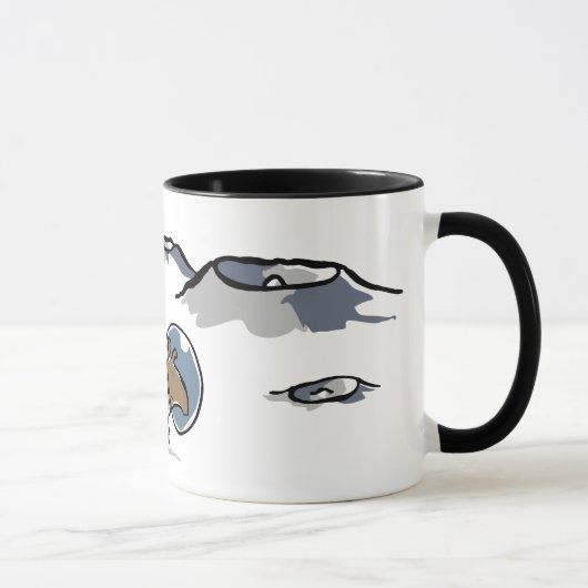 Mug tapir dans l'espace (Droite)