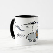 Mug tapir dans l'espace (Devant gauche)