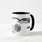 Mug tapir dans l'espace (Devant droit)