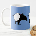 Mug Tapir Fun<br><div class="desc">Un joli Tapir malais pour les amoureux des animaux et des animaux en danger. Art original de Nic Squirrell.</div>