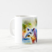 Mug Tapir in the Forest 280924AREF133 - Watercolor (Devant gauche)