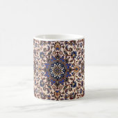 Mug Tapis bleu turc oriental antique Perse (Centre)