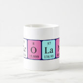 Mug Tapis Carolann nom de table périodique (Centre)