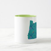 Mug Tapis d'aéroport de Portland Orégon PDX (Centre)