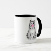 Mug Tapis de dessin (Devant droit)