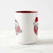 Mug Tapis de dessin animé koala de Noël (Centre)