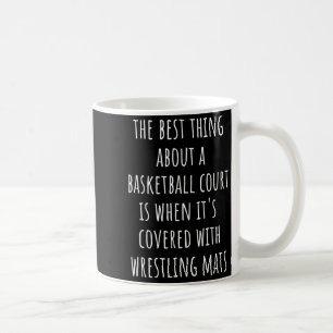 Mug Tapis de lutte chose à propos de terrain de basket