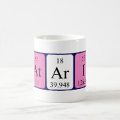 Mug Tapis de nom de table périodique Catarina (Centre)