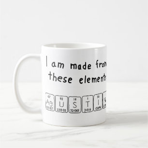 Mug Tapis de nom de table périodique de l'Argentine