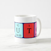 Mug Tapis de nom de table périodique Haruto (Devant droit)