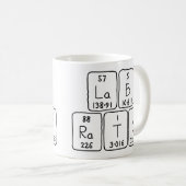 Mug Tapis de nom de table périodique Lab Rats (Devant droit)