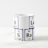 Mug Tapis de nom de table périodique Lab Rats (Centre)