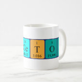 Mug Tapis de nom de table périodique Princeton (Devant droit)