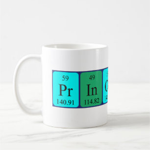 Mug Tapis de nom de table périodique Princeton