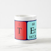 Mug Tapis de nom de table périodique Sterre (Centre)
