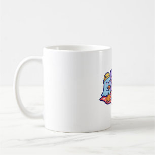 Mug Tapis De Pique-Nique Fantôme Mignon Art Halloween