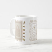 Mug Tapis de prière Jannah inspiré (Devant gauche)
