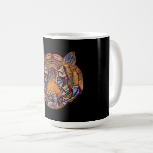 Mug Tapis de souris de Tigers (Devant droit)