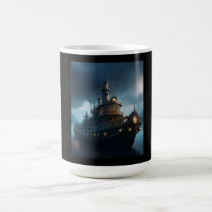 Mug Tapis de souris remorqueur Steampunk par temps nua