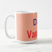 Mug Tapis de texte de données disparues (Gauche)