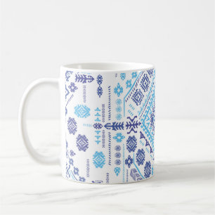 Mug Tapis en cachemire indien, motif de mandala ethniq